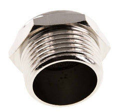 Silenciador Neumático Compacto de Latón Niquelado NPT 1'' Malla Metálica 1.4301