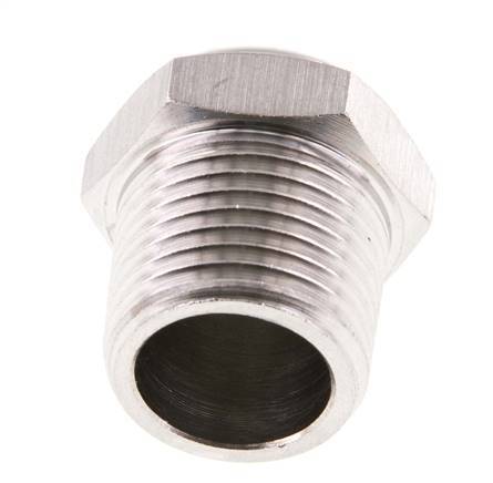 Silenciador Neumático Compacto de Acero Inoxidable NPT 1/2'' 1.4301 Malla Metálica