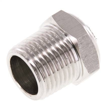 Silenciador Neumático Compacto de Acero Inoxidable NPT 1/2'' 1.4301 Malla Metálica