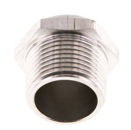Silenciador Neumático Compacto de Acero Inoxidable NPT 3/4'' 1.4301 Malla Metálica