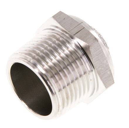 Silenciador Neumático Compacto de Acero Inoxidable NPT 3/4'' 1.4301 Malla Metálica