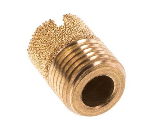 G1/8'' Bronce Sinterizado Compacto Cilíndrico Silenciador Neumático [5 Piezas]