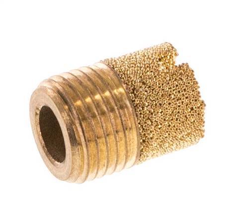 G1/8'' Bronce Sinterizado Compacto Cilíndrico Silenciador Neumático [5 Piezas]