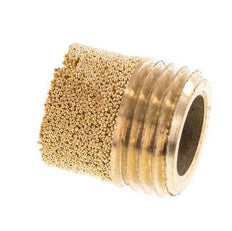 Silenciador Neumático Cilíndrico Compacto de Bronce Sinterizado G1/4'' [2 Piezas]