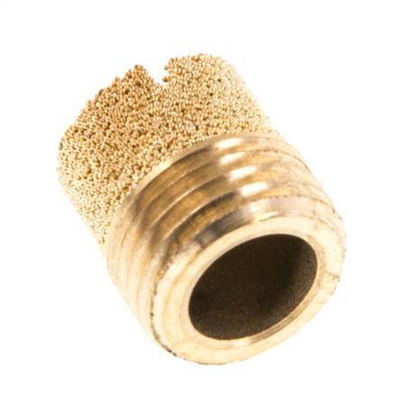 Silenciador Neumático Cilíndrico Compacto de Bronce Sinterizado G1/4'' [2 Piezas]