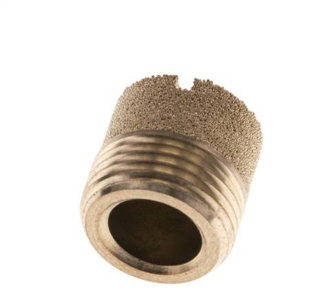 G3/8'' Bronce Sinterizado Compacto Cilíndrico Silenciador Neumático [2 Piezas]