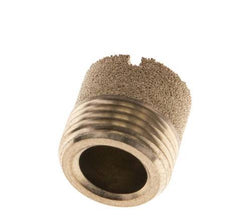 G3/8'' Bronce Sinterizado Compacto Cilíndrico Silenciador Neumático [2 Piezas]