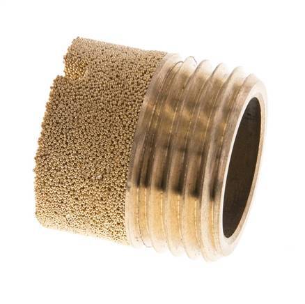 G1/2'' Bronce Sinterizado Compacto Cilíndrico Silenciador Neumático