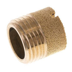 G1/2'' Bronce Sinterizado Compacto Cilíndrico Silenciador Neumático
