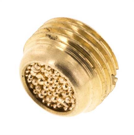G1/8'' Bronce Sinterizado Compacto Silenciador Neumático Hundiéndose [5 Piezas]