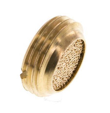 G3/8'' Silenciador Neumático Compacto de Bronce Sinterizado Hundiéndose [2 Piezas]