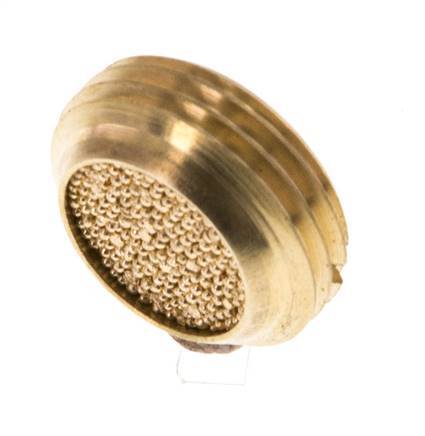 G3/8'' Silenciador Neumático Compacto de Bronce Sinterizado Hundiéndose [2 Piezas]