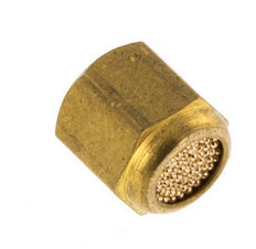 Silenciador Neumático Compacto de Bronce Sinterizado con Rosca Hembra M5 [5 Piezas]