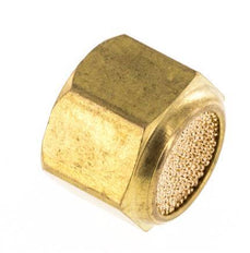 G1/8'' Silenciador Neumático Compacto de Bronce Sinterizado con Rosca Hembra [5 Piezas]