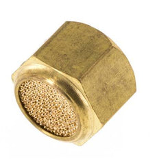 G1/8'' Silenciador Neumático Compacto de Bronce Sinterizado con Rosca Hembra [5 Piezas]