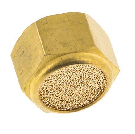 Silenciador Neumático Compacto de Bronce Sinterizado con Rosca Hembra G1/4'' [2 Piezas]