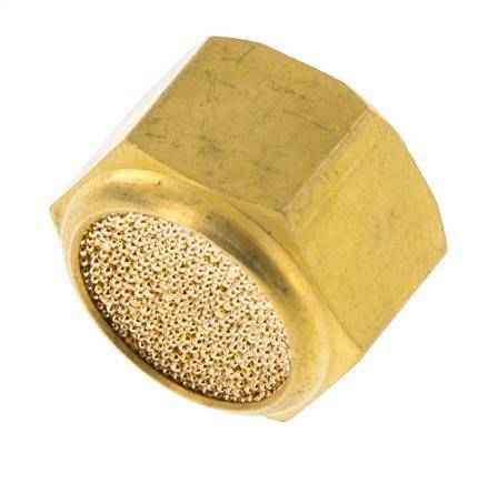 Silenciador Neumático Compacto de Bronce Sinterizado con Rosca Hembra G1/4'' [2 Piezas]