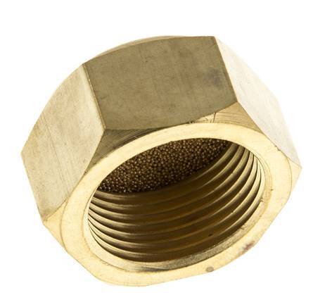 Silenciador Neumático Compacto de Rosca Hembra G3/4'' de Bronce Sinterizado