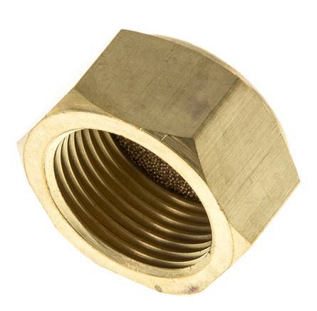 Silenciador Neumático Compacto de Rosca Hembra G3/4'' de Bronce Sinterizado