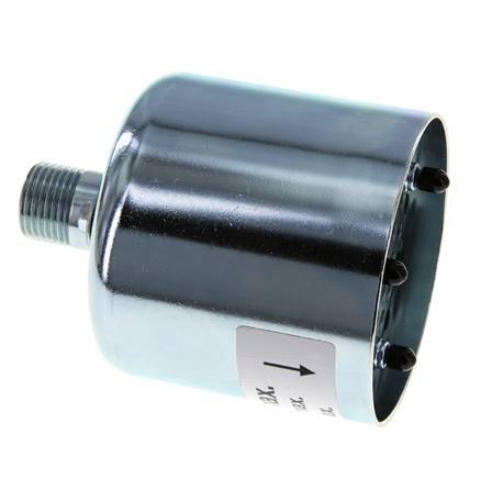 Silenciador Neumático Multicámara de Alto Flujo G1/2''