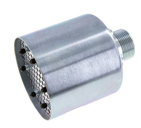 Silenciador Neumático Multicámara de Alto Flujo G1-1/4''