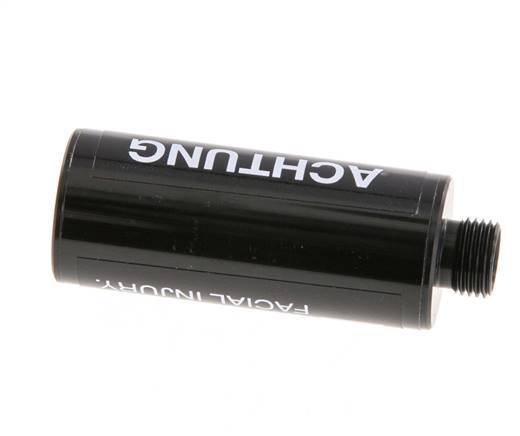 G1/8'' Silenciador Neumático Free-Flow de Aluminio