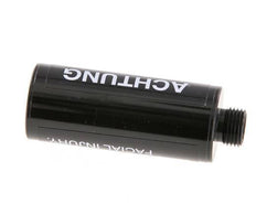 G1/8'' Silenciador Neumático Free-Flow de Aluminio