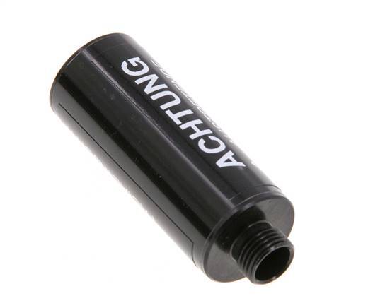 G1/8'' Silenciador Neumático Free-Flow de Aluminio