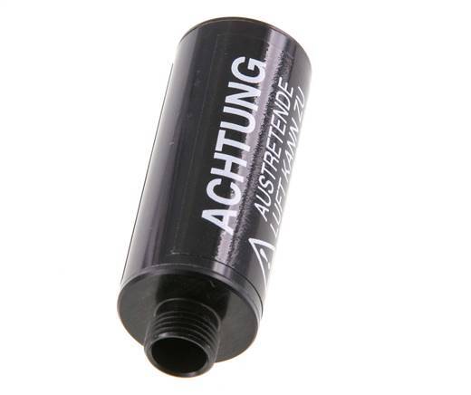 G1/8'' Silenciador Neumático Free-Flow de Aluminio