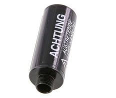 G1/8'' Silenciador Neumático Free-Flow de Aluminio