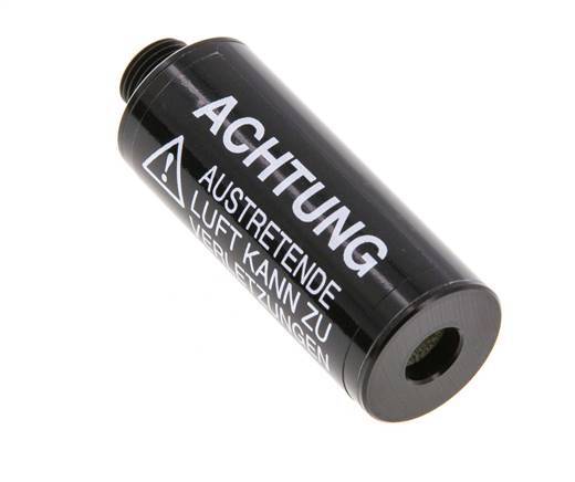 G1/8'' Silenciador Neumático Free-Flow de Aluminio