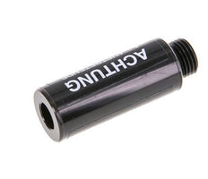 G1/4'' Silenciador Neumático de Flujo Libre de Aluminio