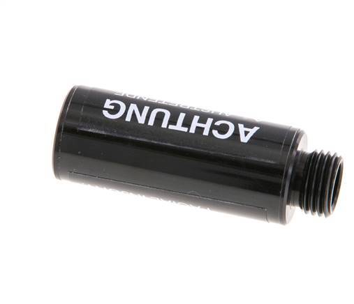 G1/4'' Silenciador Neumático de Flujo Libre de Aluminio