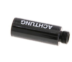 G1/4'' Silenciador Neumático de Flujo Libre de Aluminio