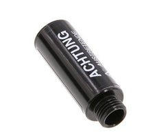 G1/4'' Silenciador Neumático de Flujo Libre de Aluminio