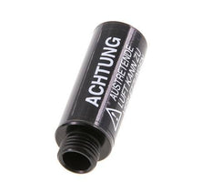 G1/4'' Silenciador Neumático de Flujo Libre de Aluminio