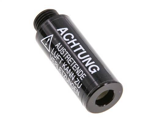 G1/4'' Silenciador Neumático de Flujo Libre de Aluminio