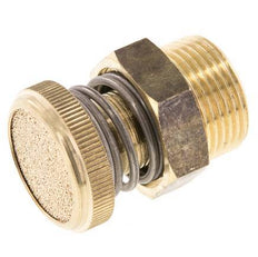 Silenciador de Control de Flujo de Latón G3/4'' Con Tornillo Estriado