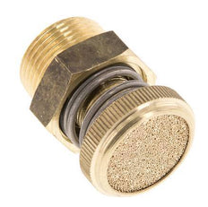 Silenciador de Control de Flujo de Latón G3/4'' Con Tornillo Estriado