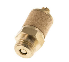 Silenciador de Control de Flujo de Latón G1/4'' con Tuerca de Bloqueo