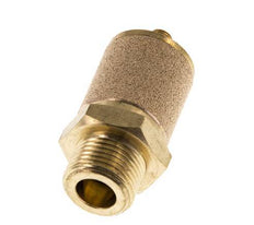 Silenciador de Control de Flujo de Latón G3/8'' Con Tuerca de Bloqueo