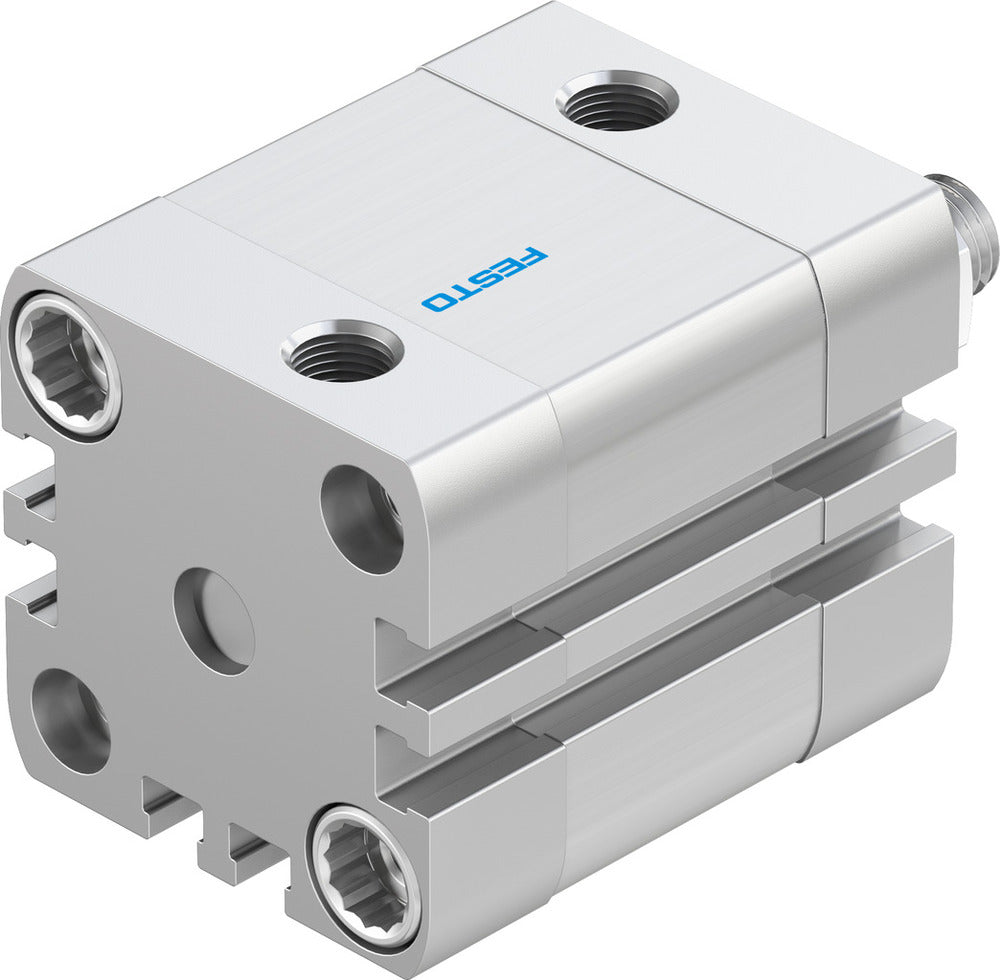 Festo Cilindro Compacto 32mm Diámetro 15mm Carrera ISO 21287 Doble Efecto - 572656