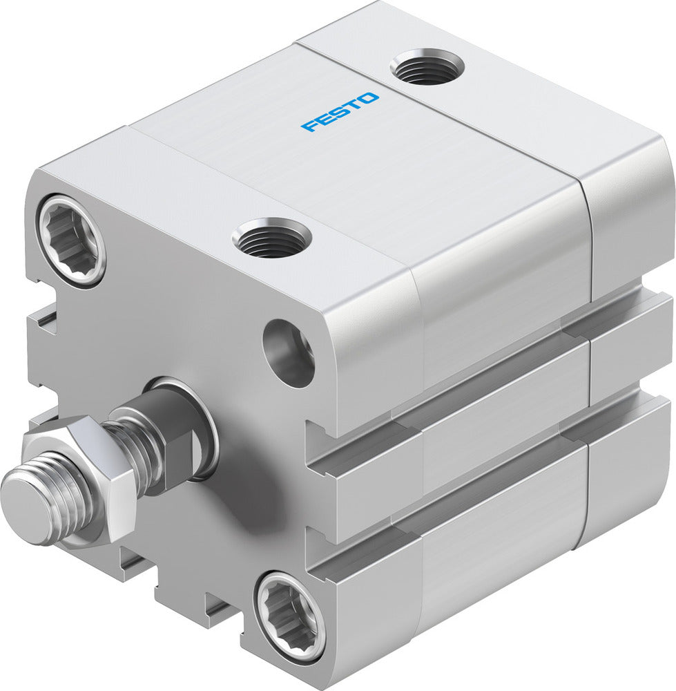 Festo Cilindro Compacto 40mm Diámetro 15mm Carrera ISO 21287 Doble Efecto - 536291
