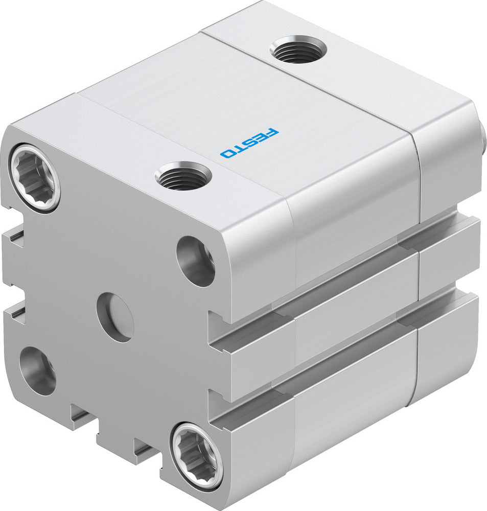 Festo Cilindro Compacto 40mm Diámetro 15mm Carrera ISO 21287 Doble Efecto - 536291