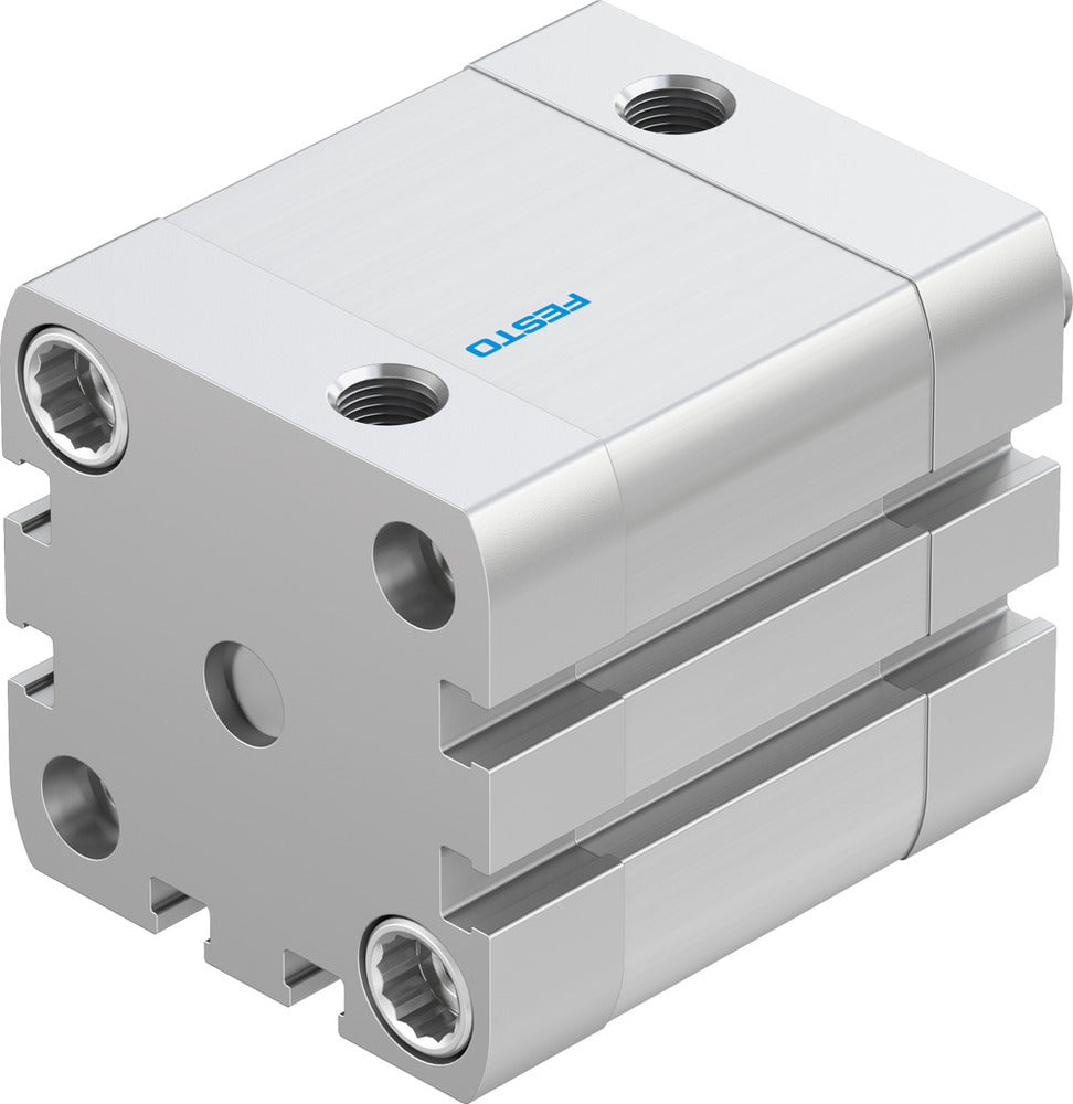 Festo Cilindro Compacto 40mm Diámetro 20mm Carrera ISO 21287 Doble Efecto - 536292