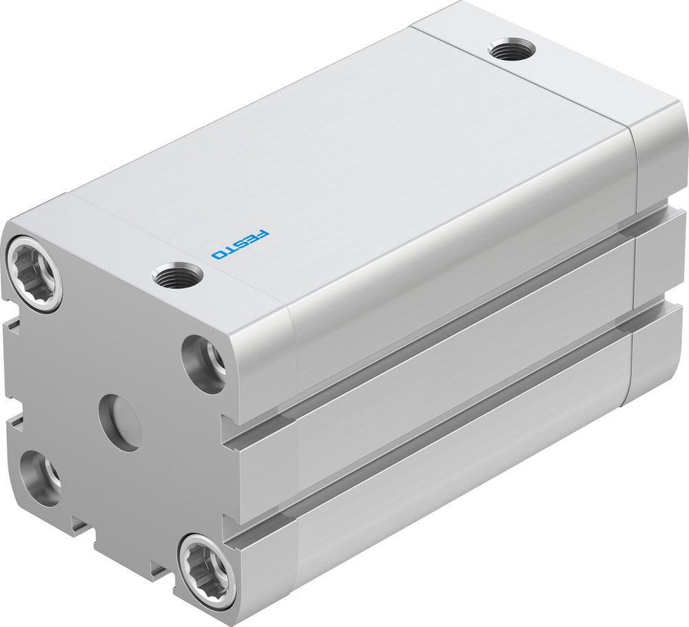 Festo Cilindro Compacto 50mm Diámetro 80mm Carrera ISO 21287 Doble Efecto - 572699