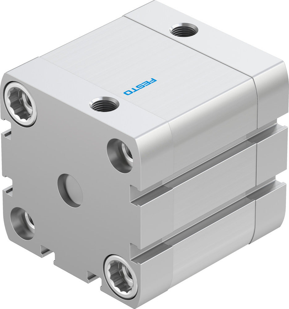 Festo Cilindro Compacto 50mm Diámetro 25mm Carrera ISO 21287 Doble Efecto - 536324