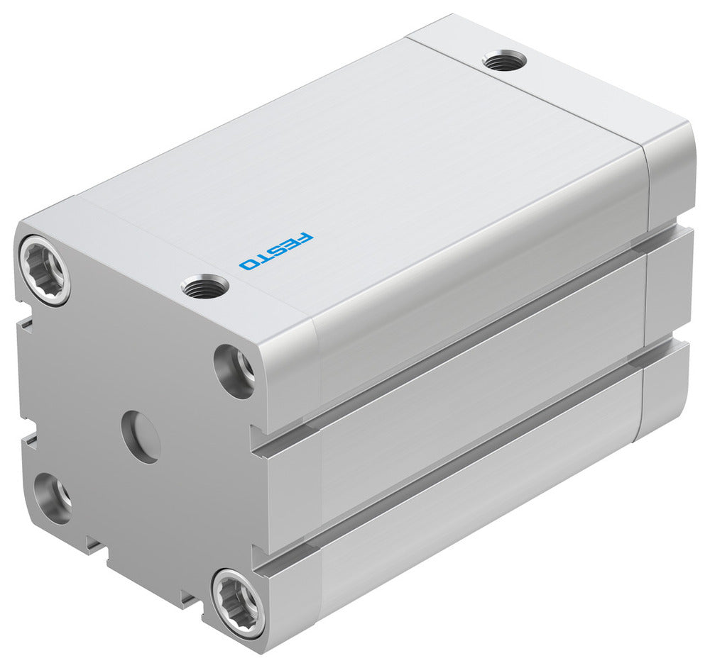 Festo Cilindro Compacto 63mm Diámetro 80mm Carrera ISO 21287 Doble Efecto - 572717