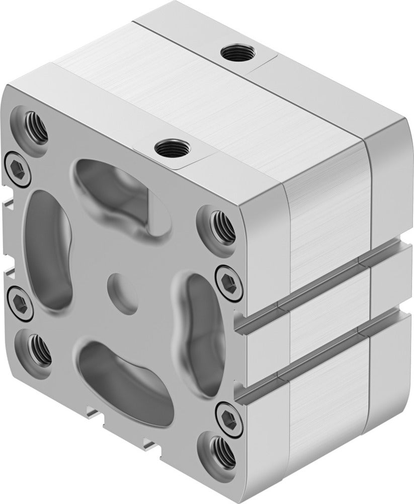 Festo Cilindro Compacto 80mm Diámetro 10mm Carrera ISO 21287 Doble Efecto - 536363