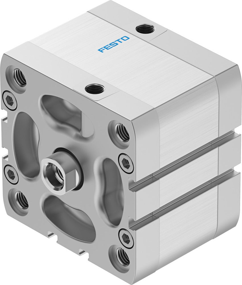 Festo Cilindro Compacto 80mm Diámetro 20mm Carrera ISO 21287 Doble Efecto - 572720